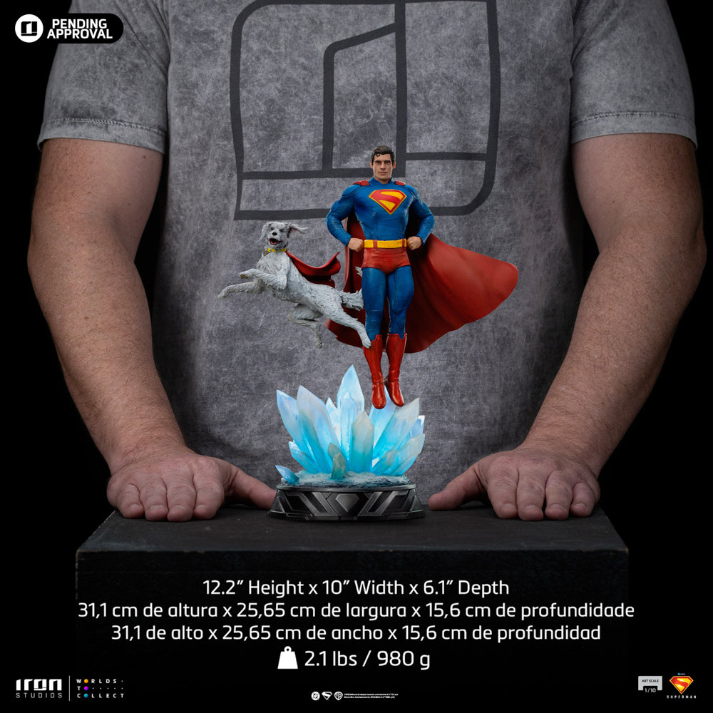 Statue Superman and Krypto - Superman: Legacy - Art Scale 1/10 - DC Comics