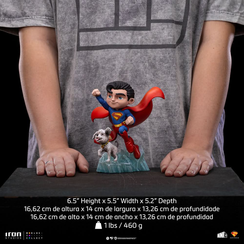 Figurine Superman and Krypto - Superman - Mini Co. - DC Comics