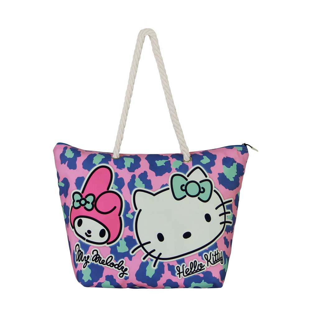 sac de plage sanrio hello kitty safari karactermania