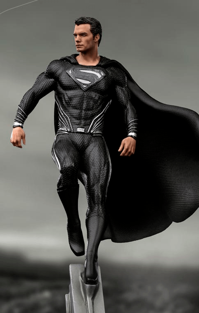 Statue Superman Black Suit - Justice League - Art Scale 1/10