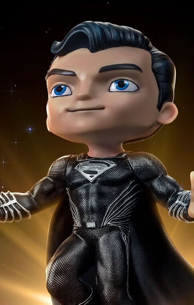 Figurine Superman Black Suit - Zack Snyder's Justice League - Mini Co.