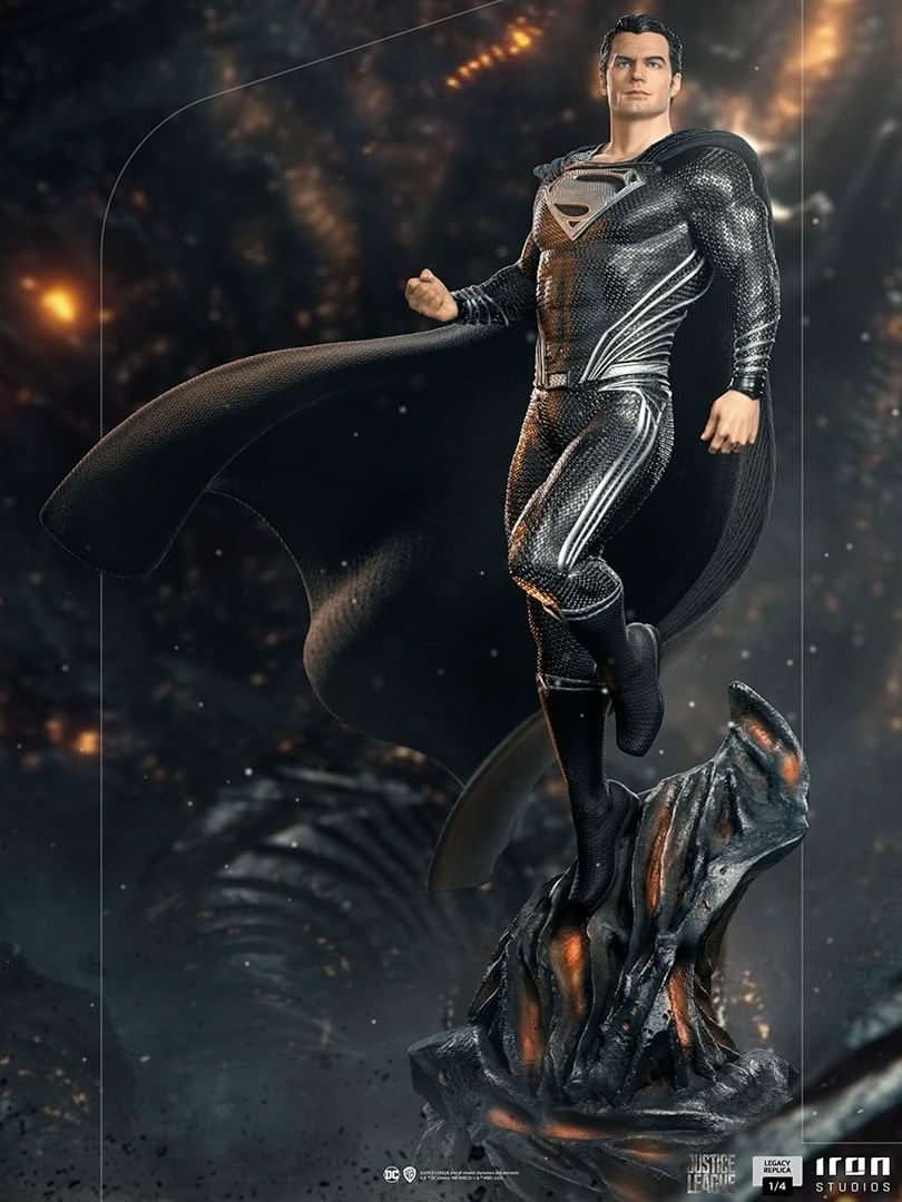 Statue Superman Black Suit - Zack Snyder's Justice League - Legacy Replica 1/4