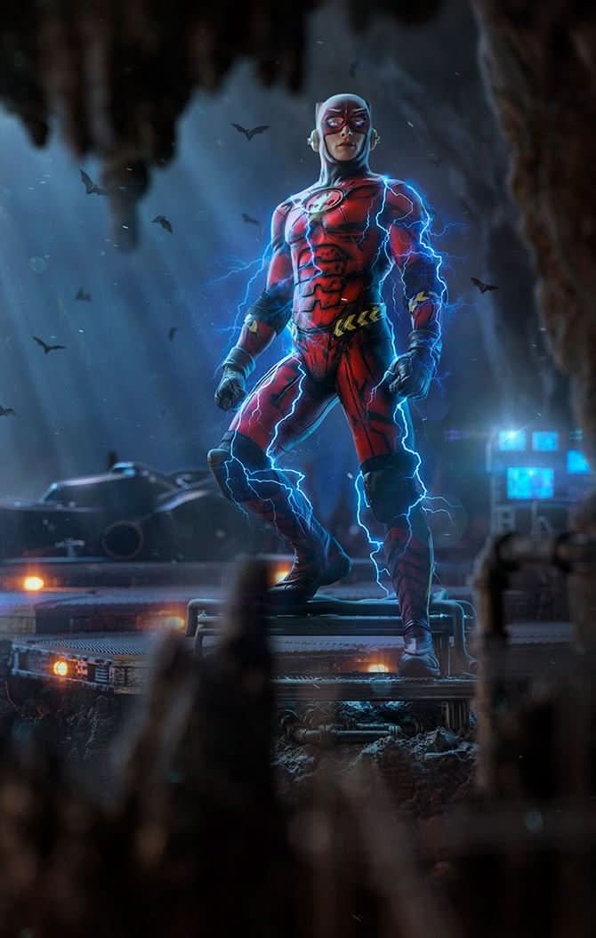 Statue Flash Alternate Version - The Flash Movie - Art Scale 1/10 - DC Comics