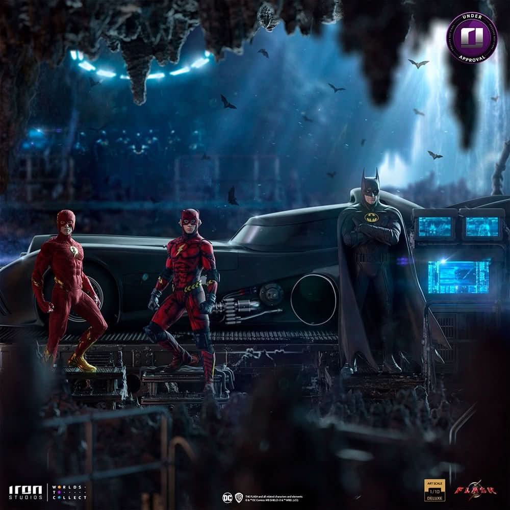 Statue Batmobile Deluxe - The Flash Movie - Art Scale 1/10 - DC Comics