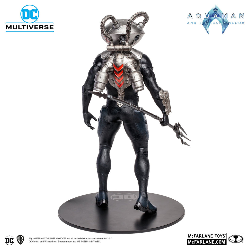 black manta aquaman and the lost kingdom 12 pvc statue mcfarlane toys
