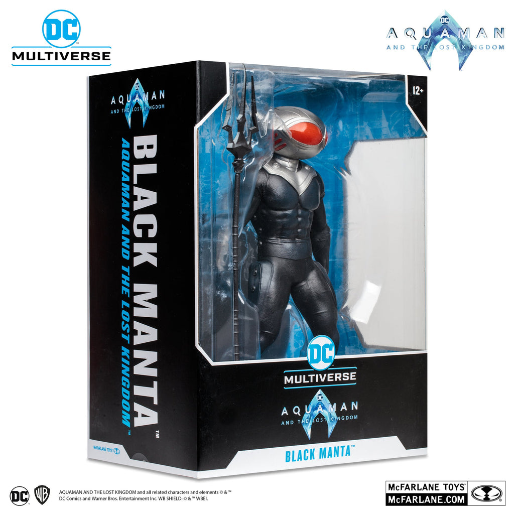 black manta aquaman and the lost kingdom 12 pvc statue mcfarlane toys