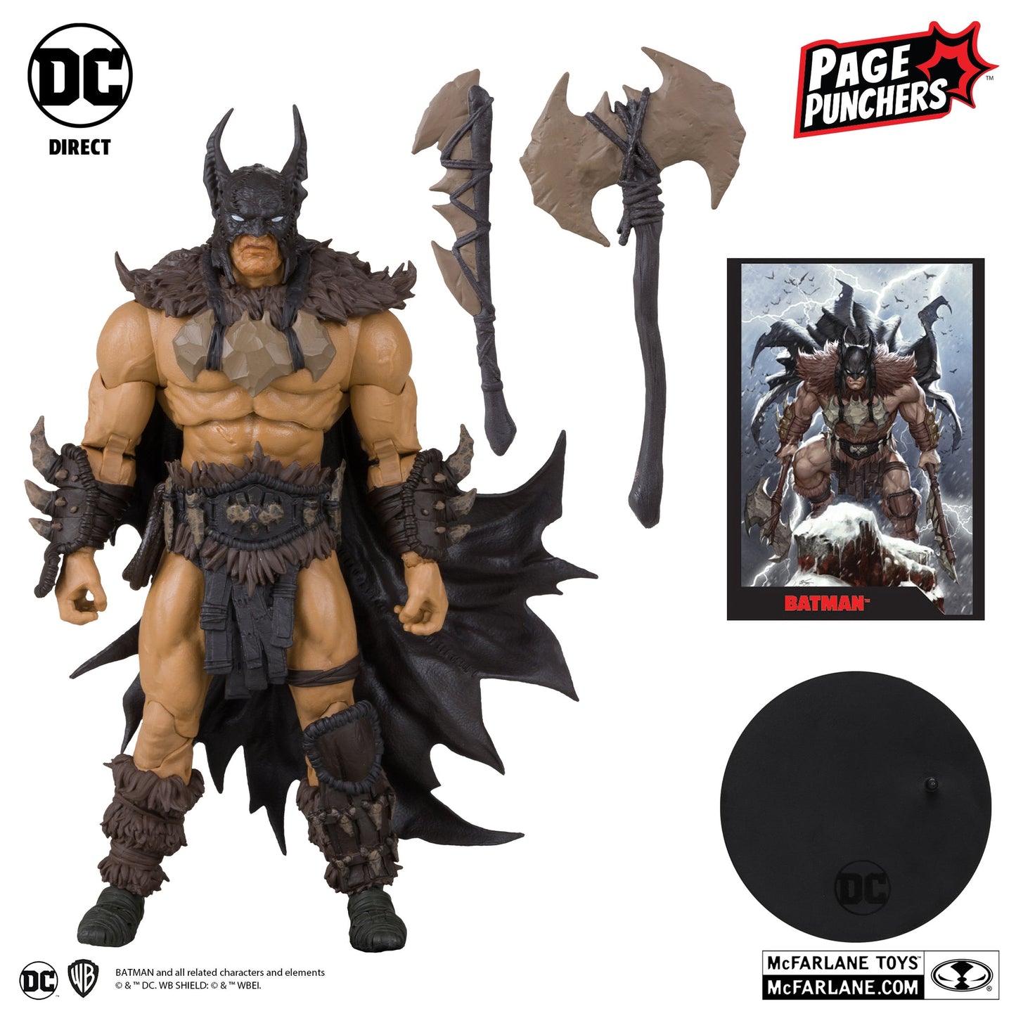 Batman Figure with Comic Batman: Fighting The Frozen (Page Punchers)