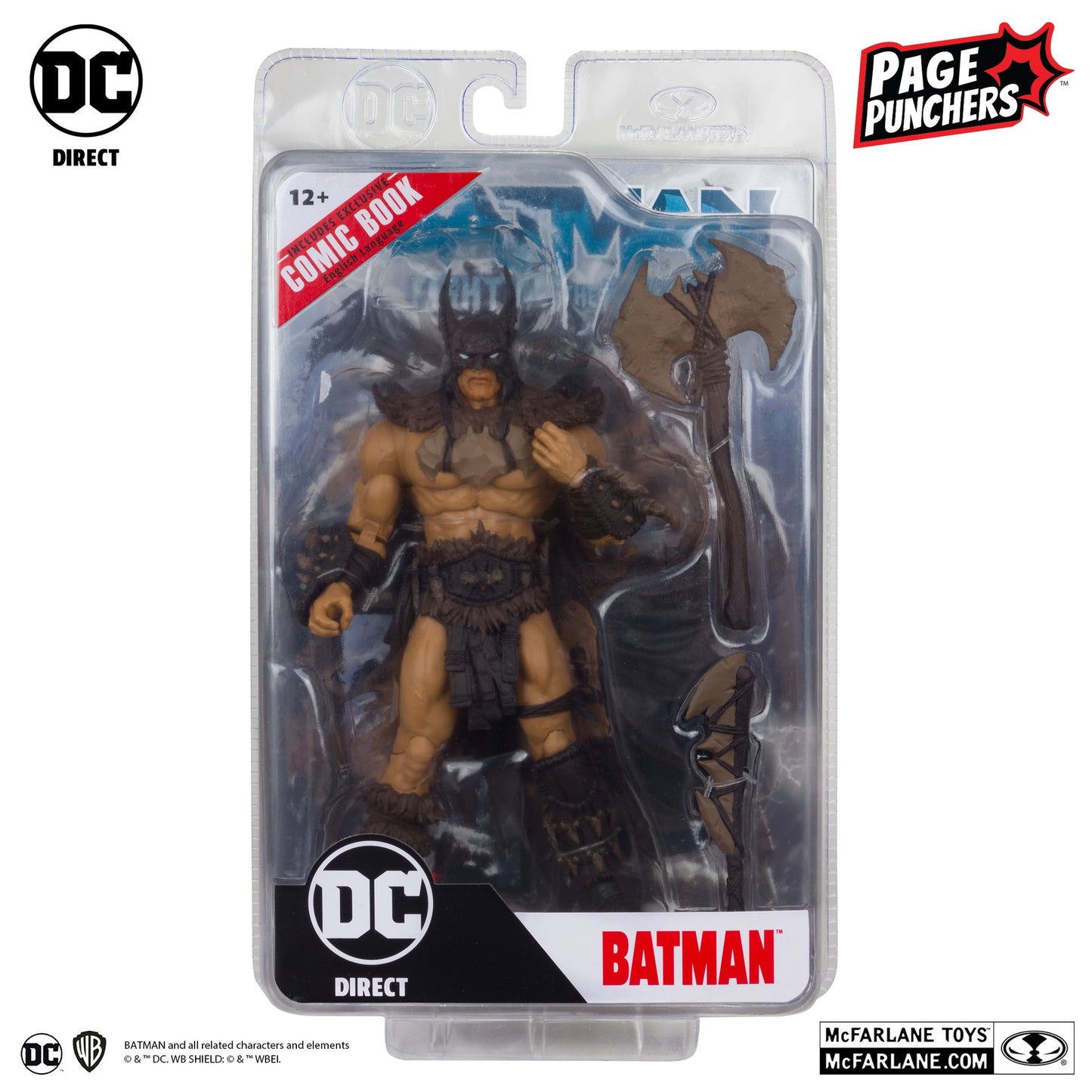 Batman Figure with Comic Batman: Fighting The Frozen (Page Punchers)
