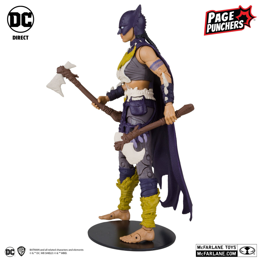 batgirl 7 figure with batman fighting the frozen comic page punchers