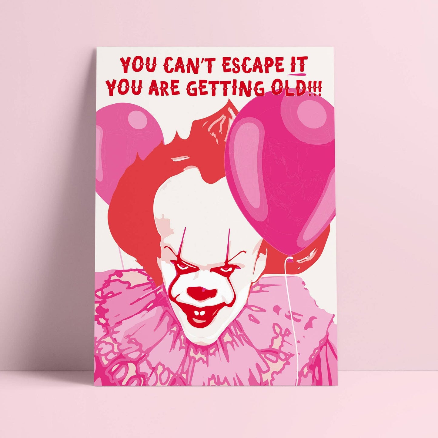 Carte Postale Pennywise vous ne pouvez pas échapper à l'IT risoprint