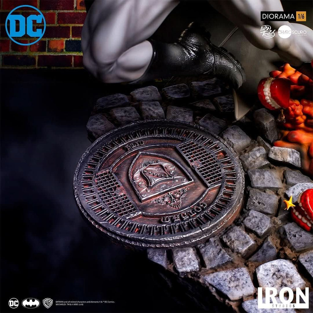 Statue Batman Vs Joker - Dc Comics By Ivan Reis - Battle Diorama 1/6