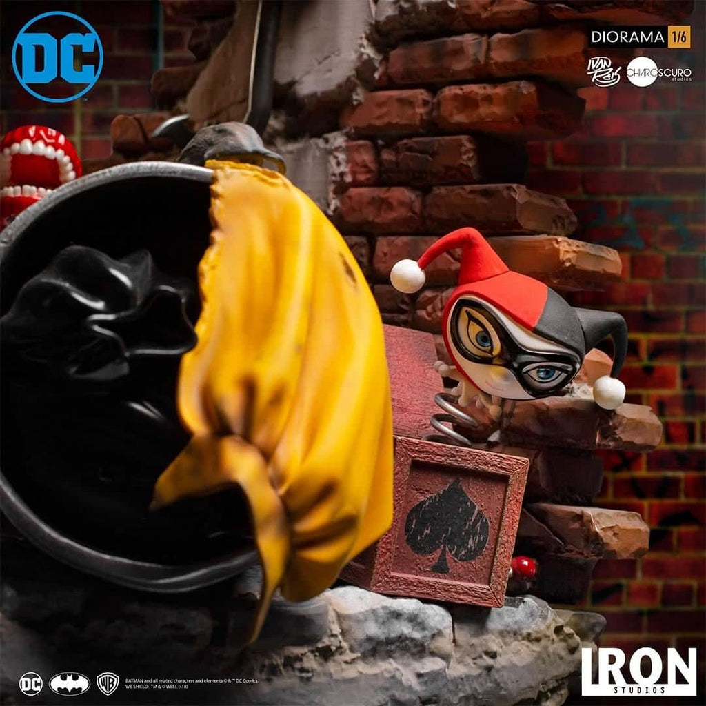 Statue Batman Vs Joker - Dc Comics By Ivan Reis - Battle Diorama 1/6