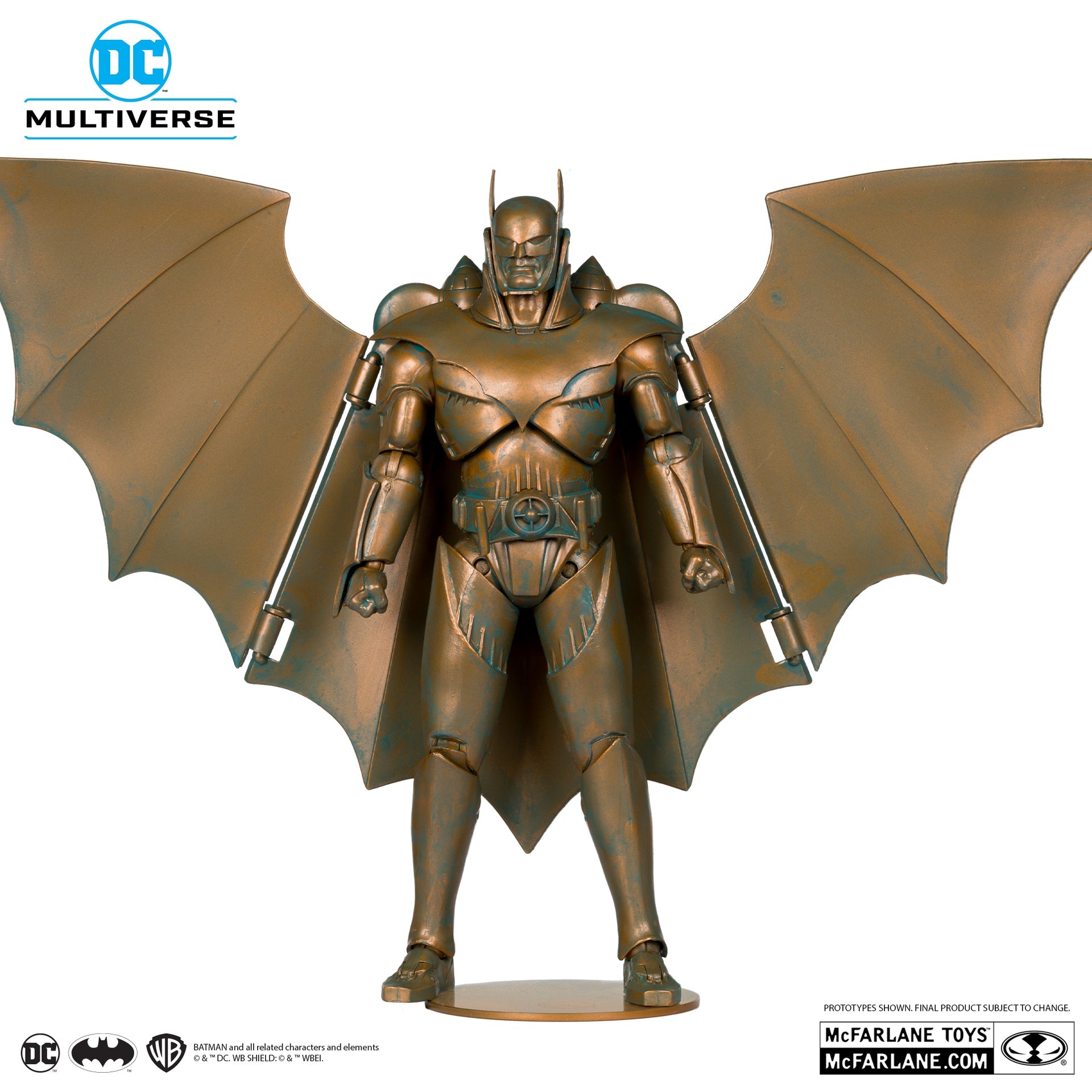 Panssaroitu Batman (Kingdom Come) Patina Edition (kultatarra)