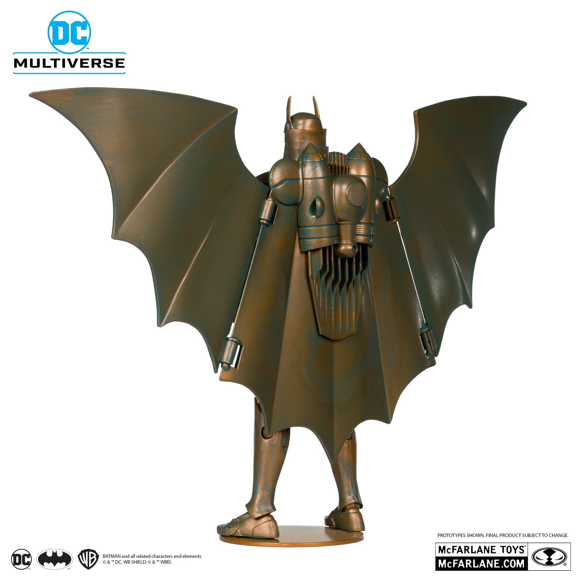 Panssaroitu Batman (Kingdom Come) Patina Edition (kultatarra)