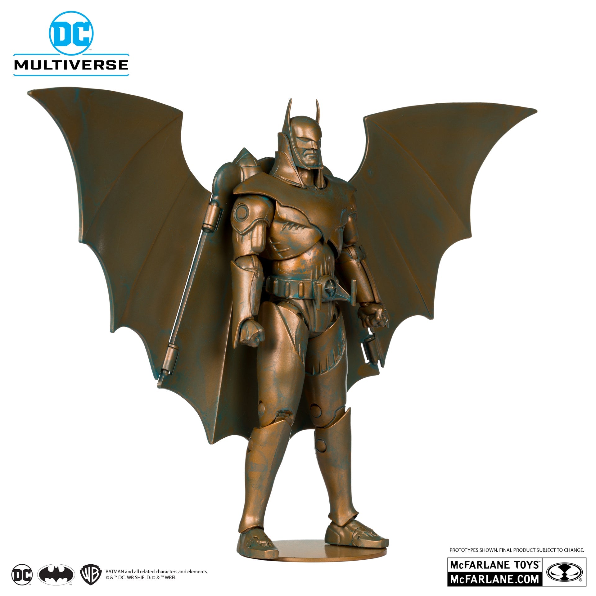 Panssaroitu Batman (Kingdom Come) Patina Edition (kultatarra)