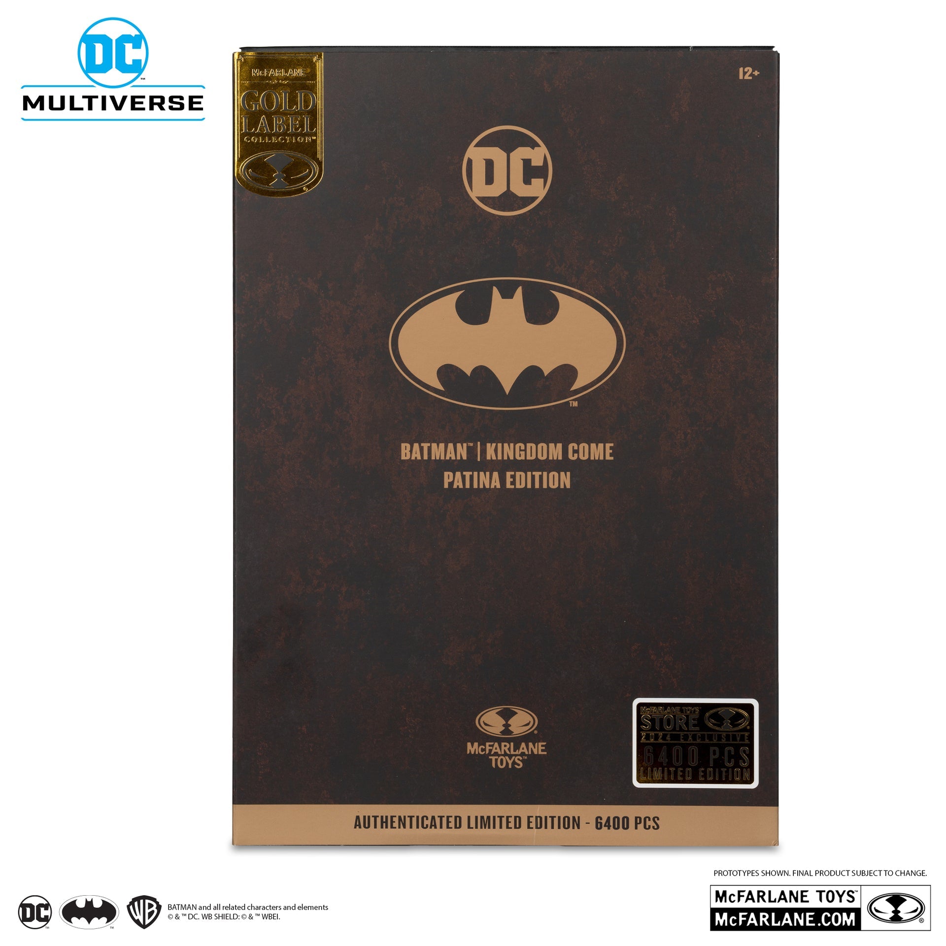 Panssaroitu Batman (Kingdom Come) Patina Edition (kultatarra)