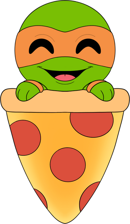 Michelangelo Pizza Plüsch (23 cm)