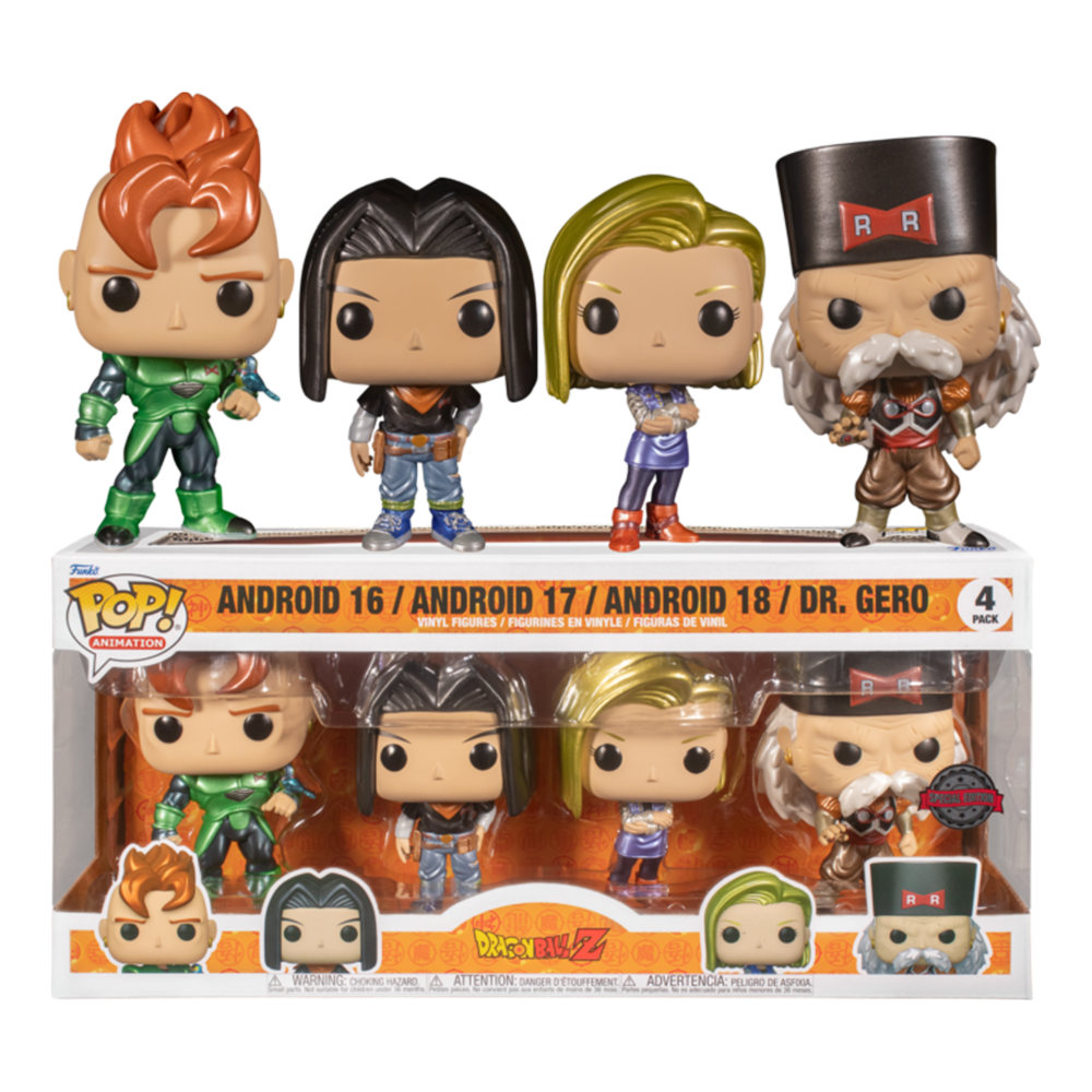 Pop! Dragon Ball Z 4-PACK (SE)