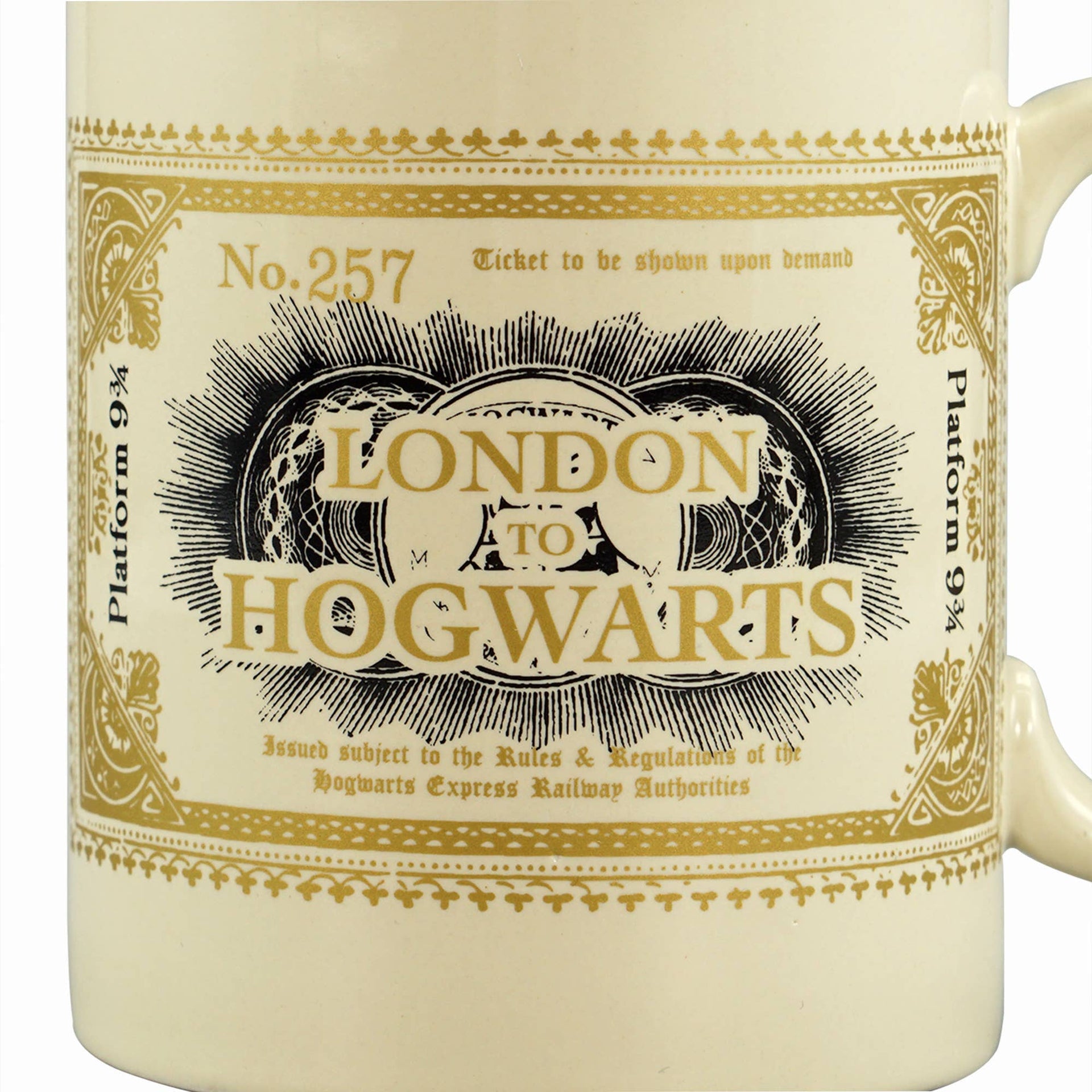 Harry-Potter-Tasse – Londoner Hogwarts-Ticket
