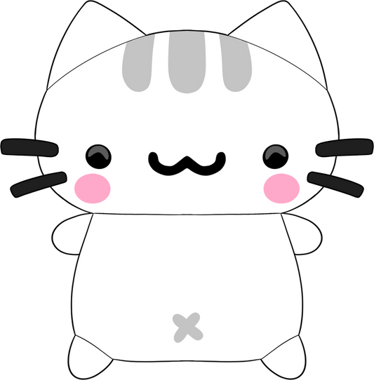 Silly Cat Plush (9in)