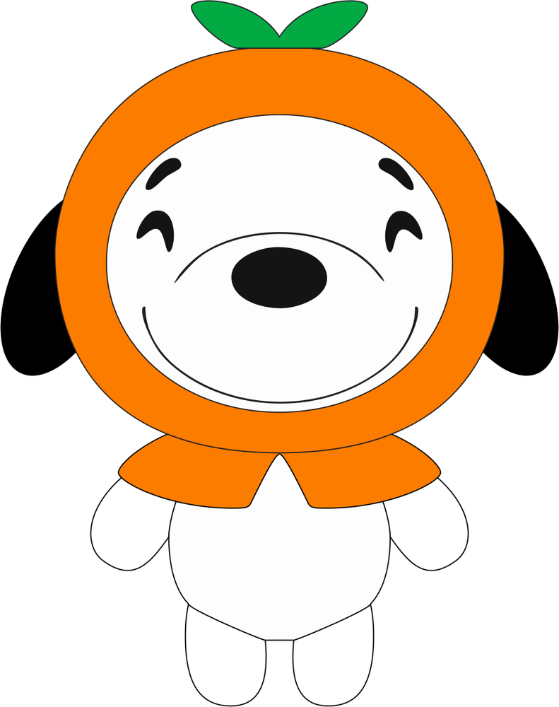 Orange Snoopy-Schlüsselanhänger (12,7 cm)