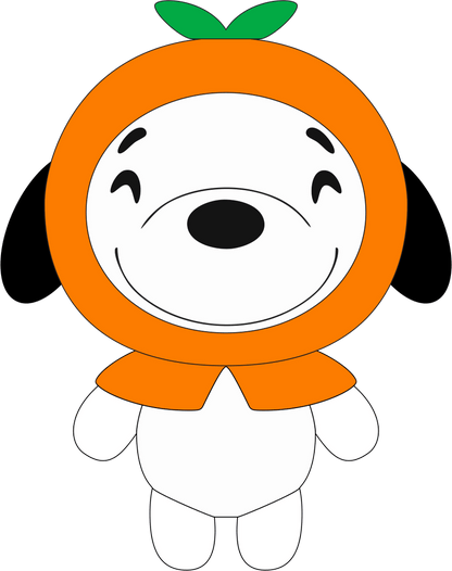 Orange Snoopy-Schlüsselanhänger (12,7 cm)