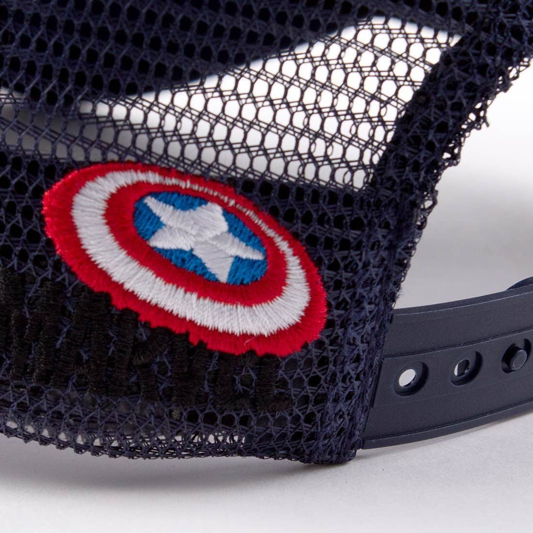 casquette trucker marvel captain america cotton division