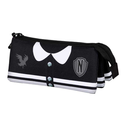 Wednesday Varsity Dreifach-Federmäppchen FAN 2.0, Schwarz