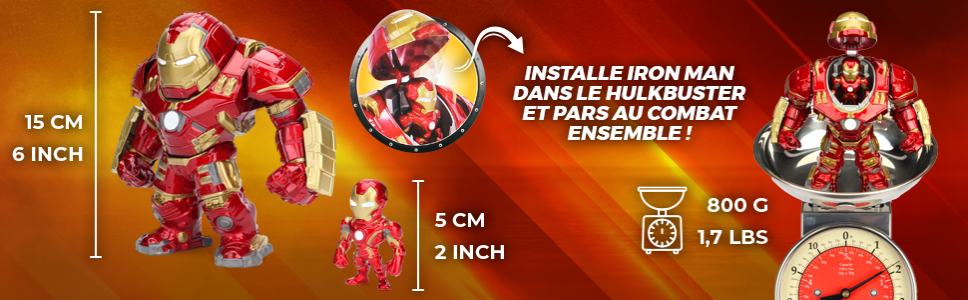 Iron Man & Hulkbuster - Metalfigs