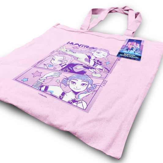 Tote bag Light Pink K-POP Demon Hunters - Huntrix