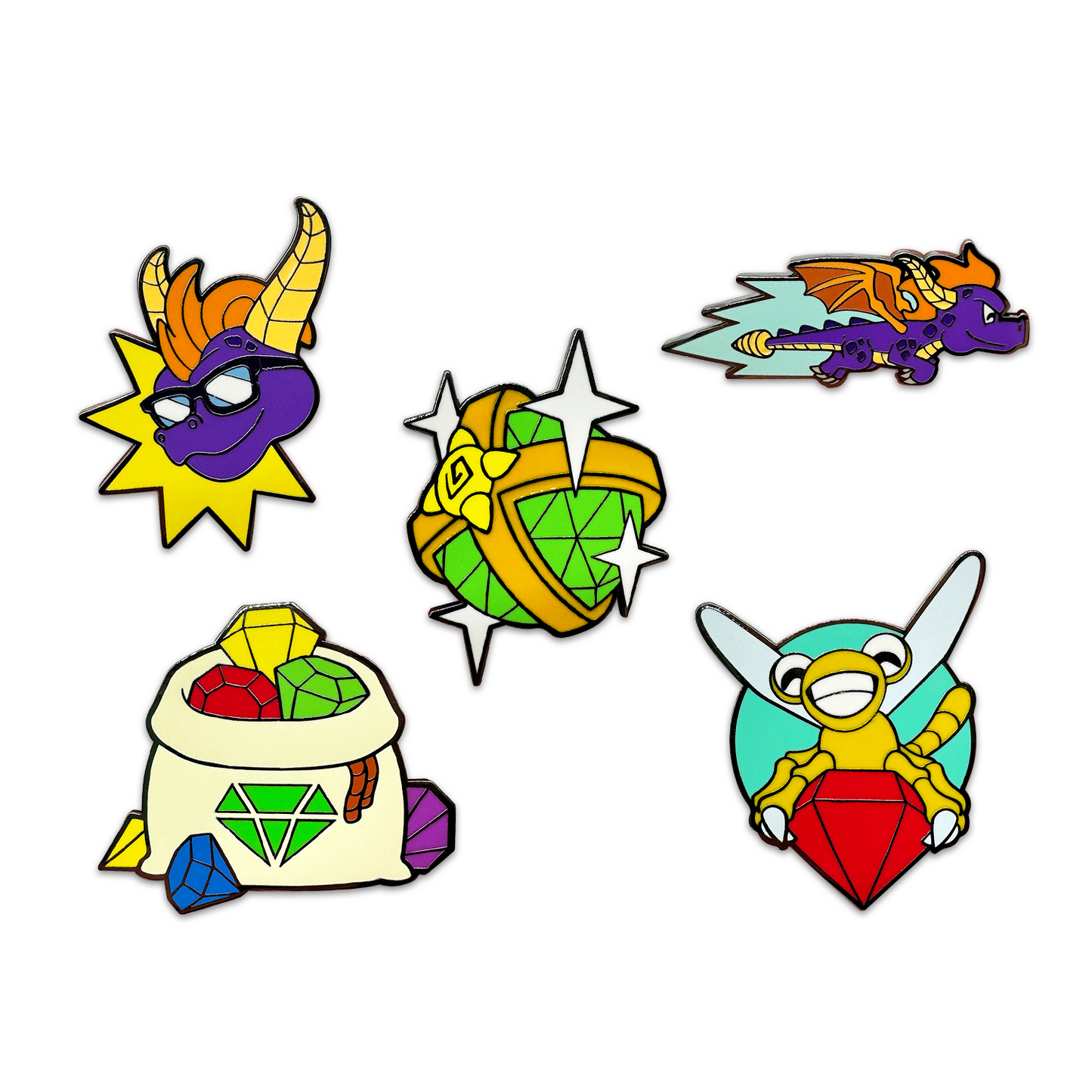 Spyro Pin-Set