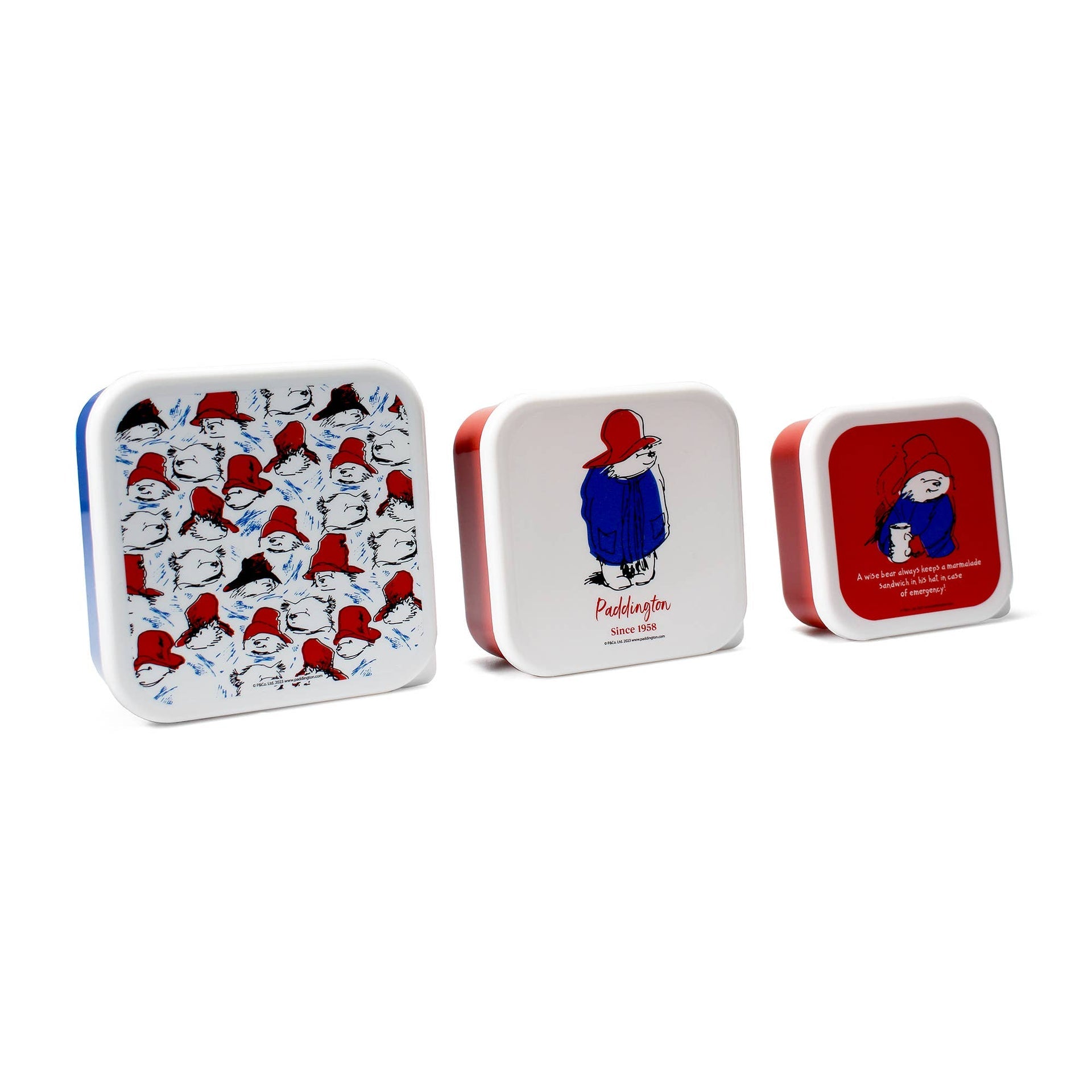Ensemble de 3 boîtes à snacks - Paddington