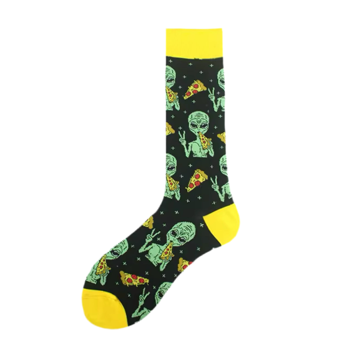 Chaussettes Alien & Pizza