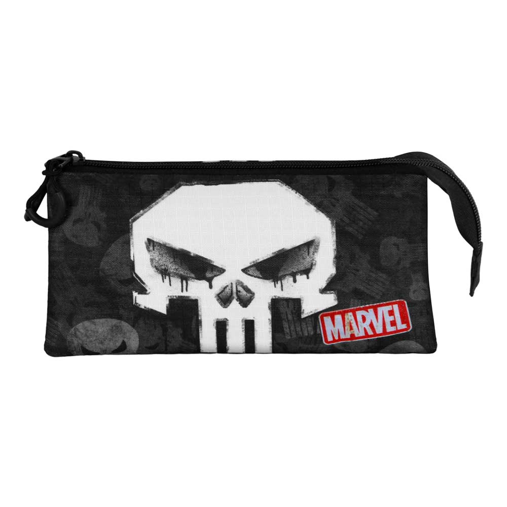 Marvel Punisher Skull-3-fach Federmäppchen