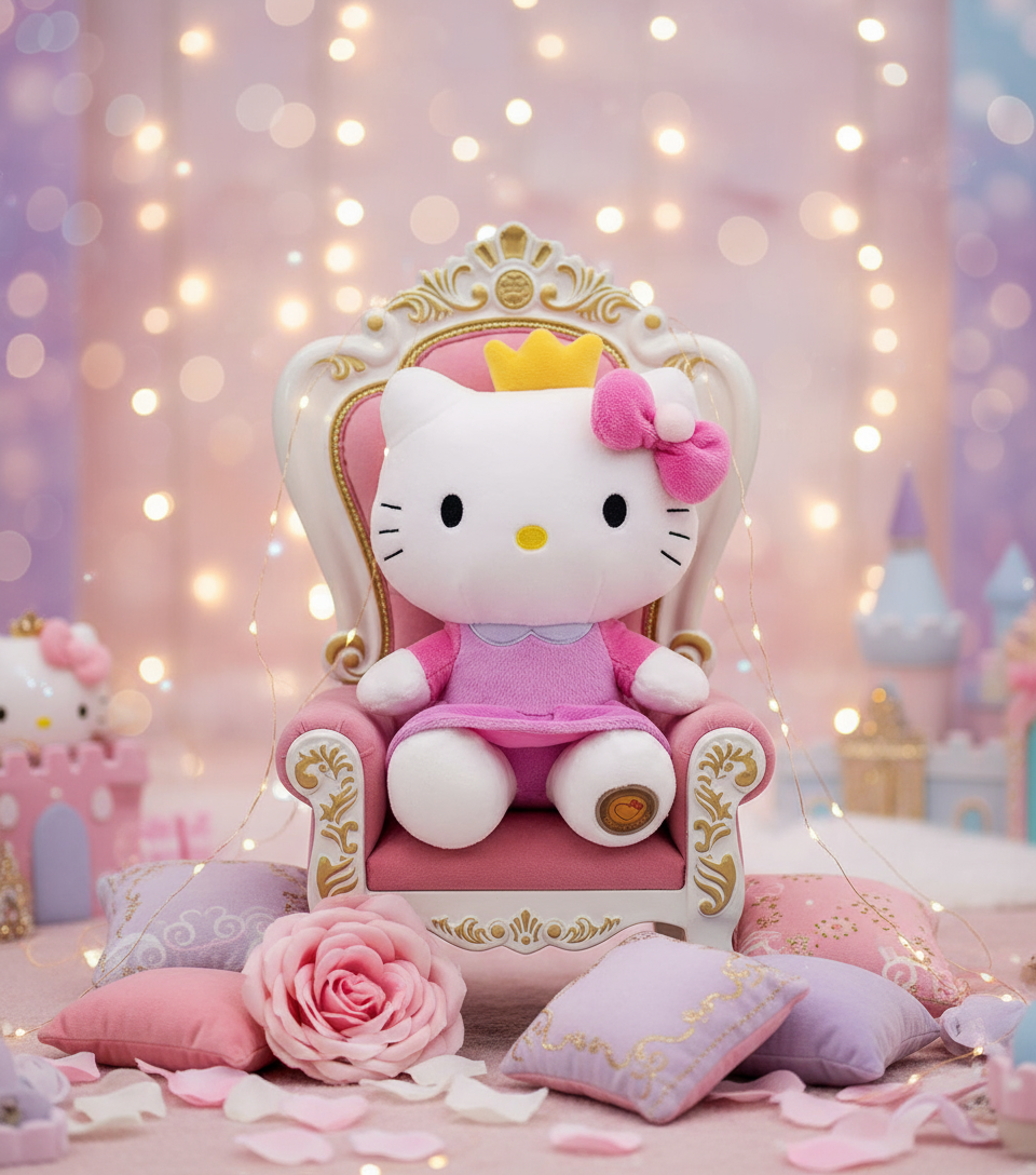 Hello Kitty Prinzessin Plüsch