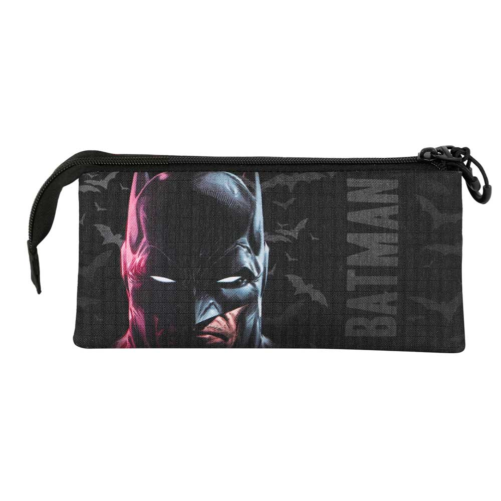 DC Comics Batman Gesicht-Federmäppchen dreifach