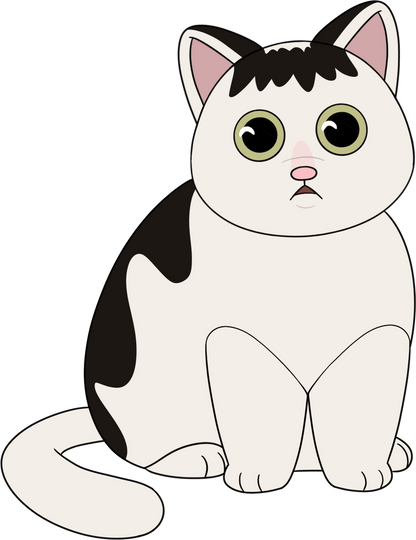 Huh Katze Plüschtier (23cm)
