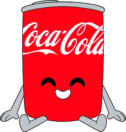 coca cola can plush 9in youtooz
