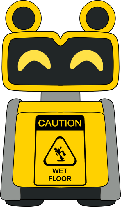 Wet Floor Bot Schulterreiter (15 cm)