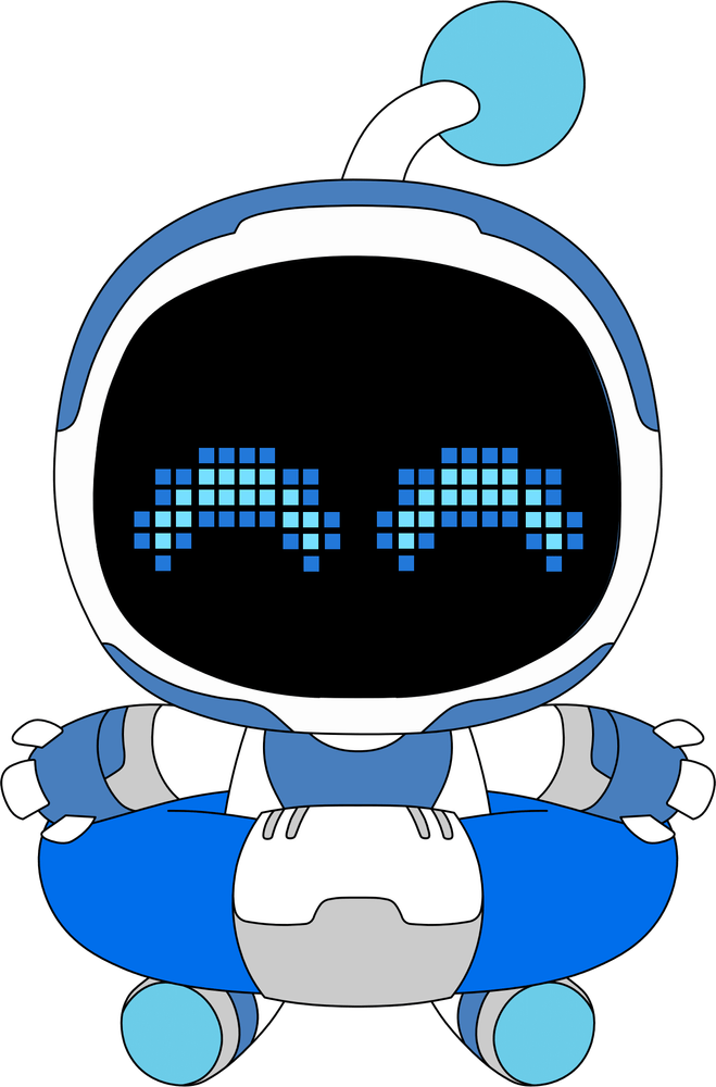 Summer Astro Bot Plush (9in)