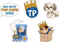 Top Pops Pin Set