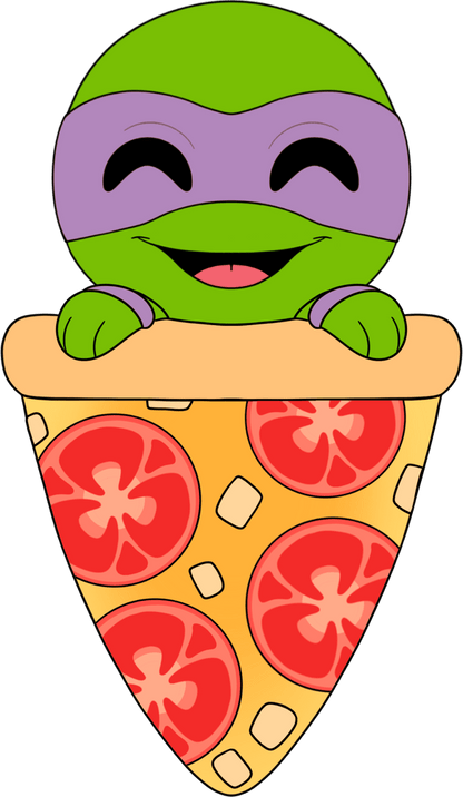 Donatello Pizza Plüsch (23 cm)