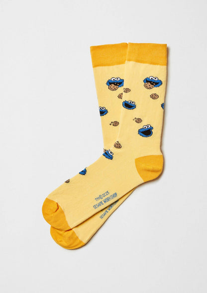 Chaussettes BeSesameStreet Cookie Monster Jaune