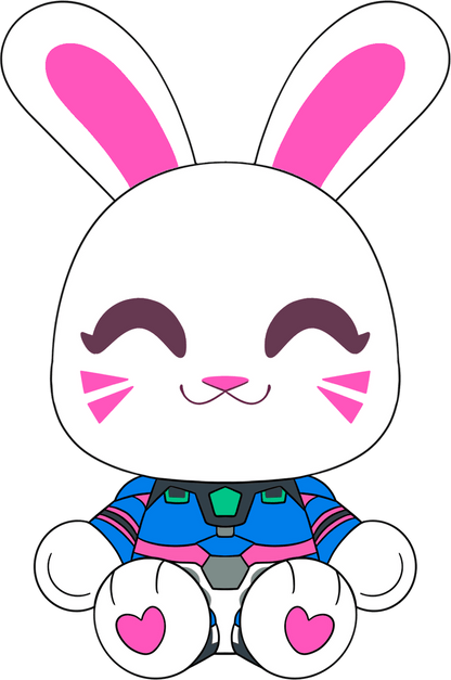 D.VA Hasen-Plüschtier (23 cm)