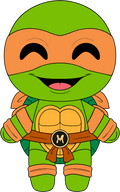Chibi Michelangelo Plush (9in)