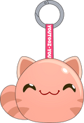 Radiant Cat Slime Keychain (5in)