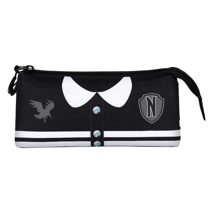 Wednesday Varsity Dreifach-Federmäppchen FAN 2.0, Schwarz