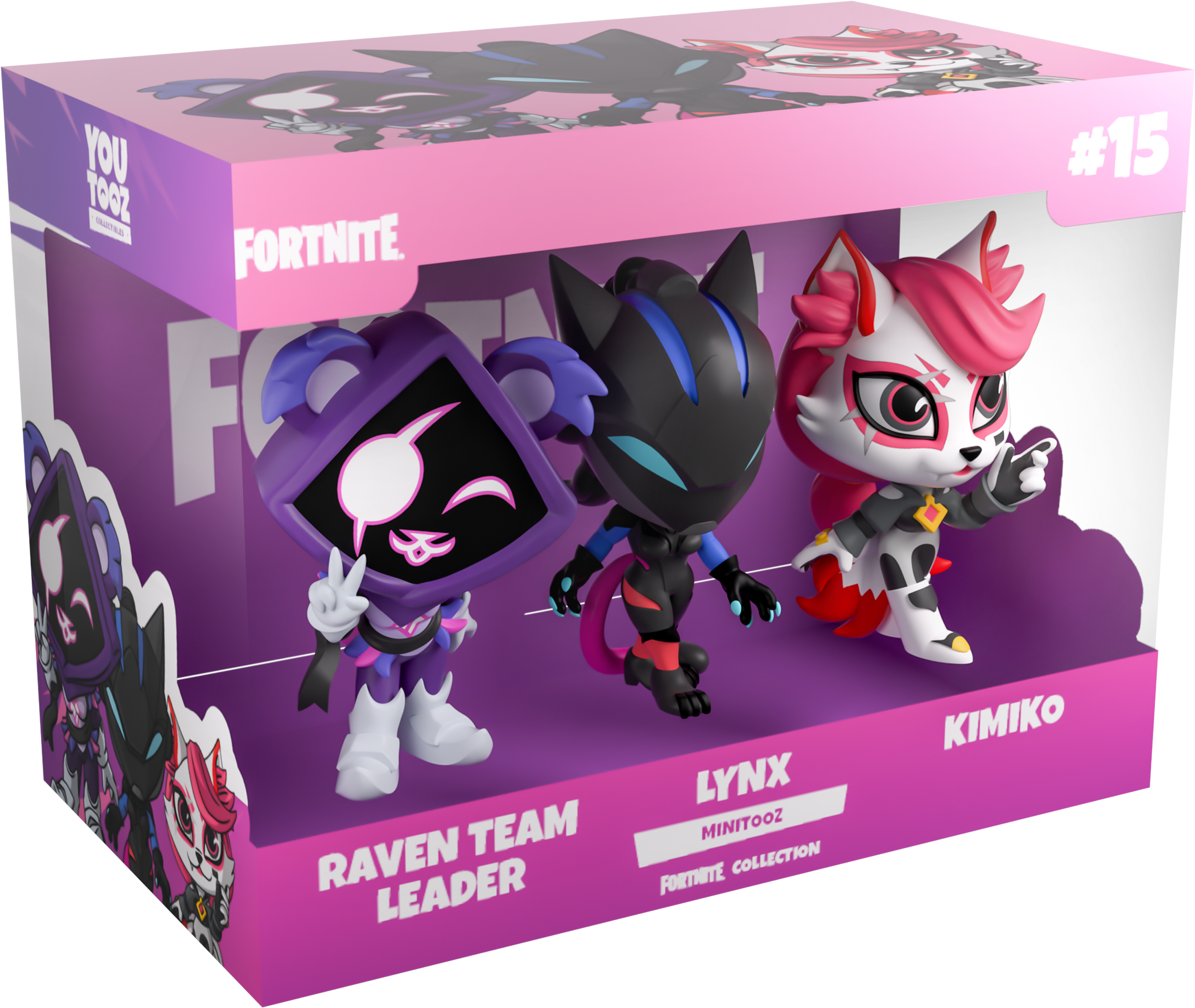 Raven Team Leader, Lynx & Kimiko Minitooz