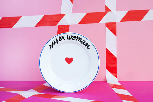 The Family's Having a Blast - Super Woman Plate