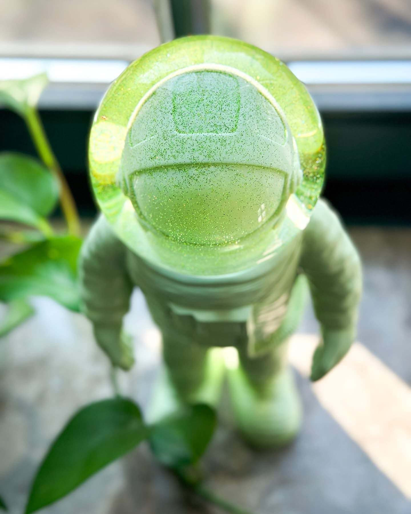 Boule à Neige Astronaute Vert